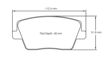 Pagid Racing Brake Pads No. 7035 - Discovery Parts